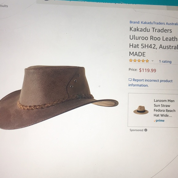 COPY - Australian leather hat - Picture 4 of 10